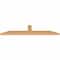 Ekena Millwork Portland Smooth Timber Gable Bracket, Western Red Cedar, 84"W x 17"H x 3 1/2"D x 5 1/2"F, 5/12 Pitch GBW084X17X0406POR00SWR - alternate 3